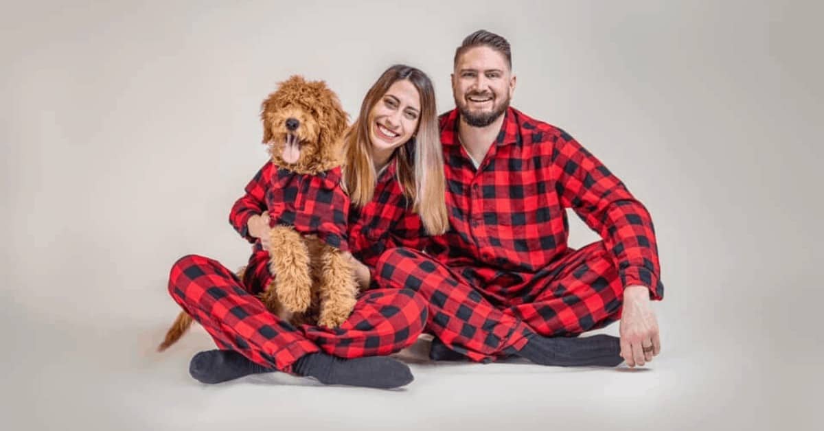 matching dog pajamas